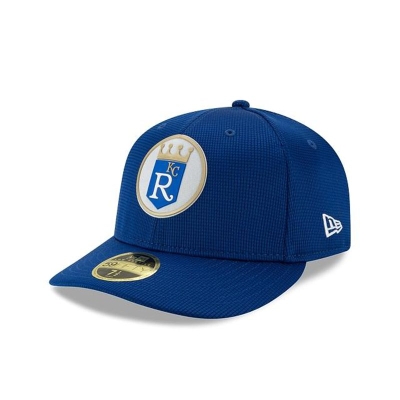 Sapca New Era Kansas City Royals MLB Clubhouse Collection Low Profile 59FIFTY Fitted - Albastri